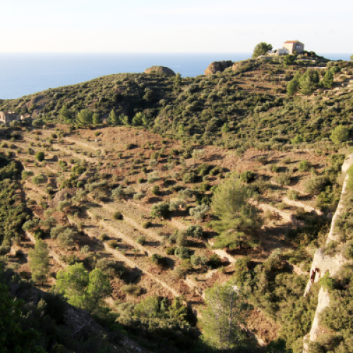 Vue panoramique sur le site de Sainte-Frétouse