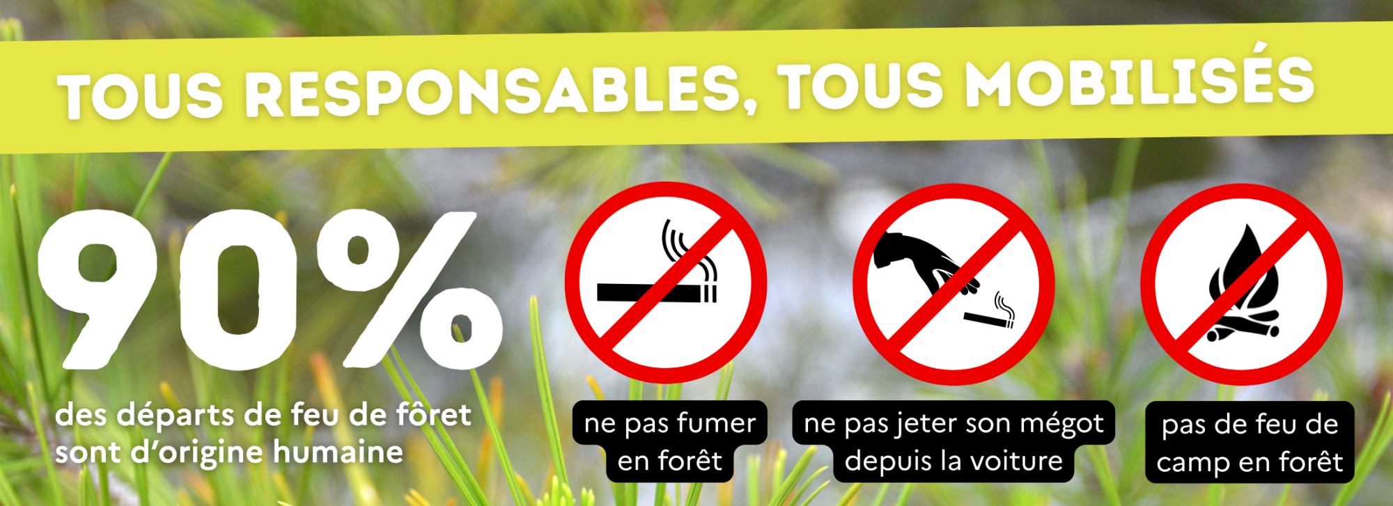 bannière risque incendie