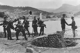 Image d'archive : tobrouk allemand aux Roches Blanches à Cassis