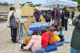 Séance d'animation lors de la Journée littoral Sud apaisé