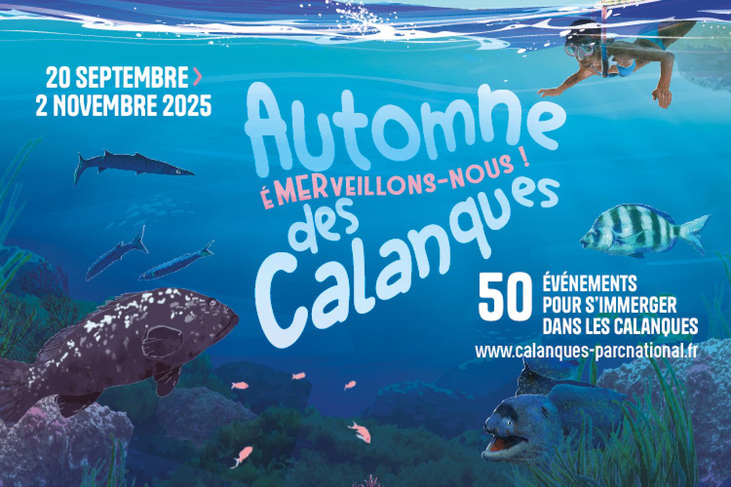 Visuel Automne des Calanques 2025