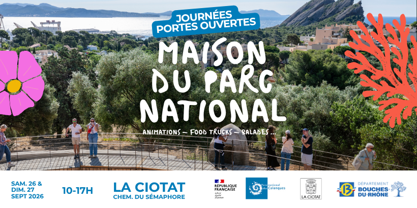 Visuel Journées portes ouvertes du Parc national des Calanques